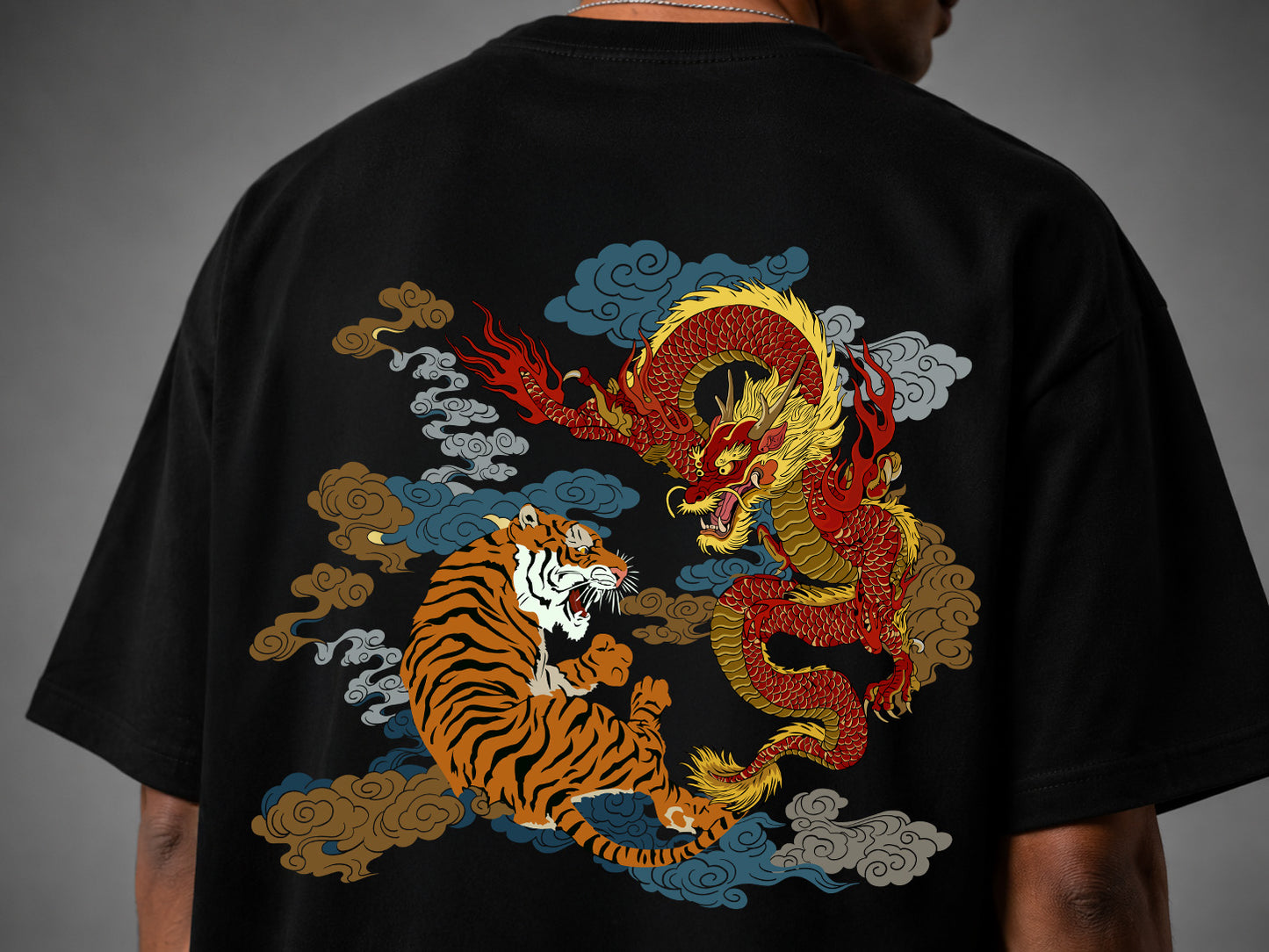 Dragon Spirit Oversized T Shirt