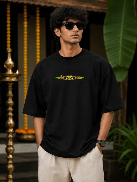 Kathakali Peek Premium Oversized T-Shirt