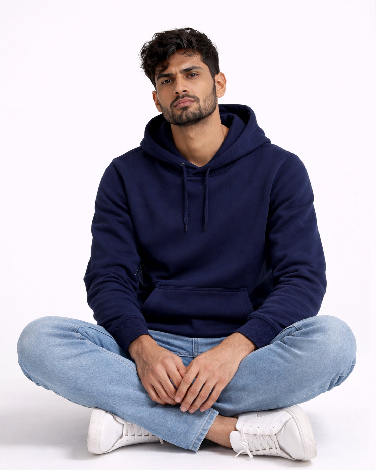 Premium Navy Blue Hoodie