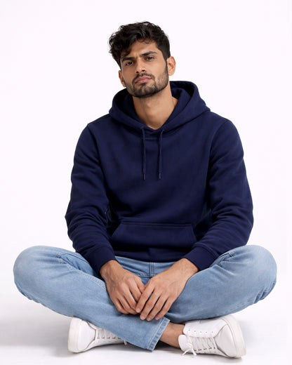 Premium Navy Blue Hoodie