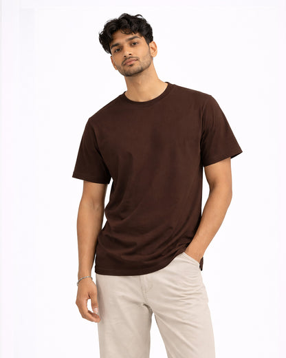 Premium coffee Brown regular T-Shirt