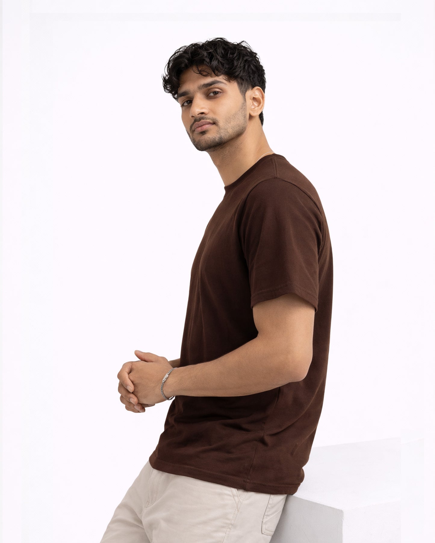 Premium coffee Brown regular T-Shirt